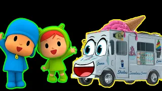 6 POCOYO & ICE CREAM TRUCK SOUND VARIATIONS IN 62 SECONDS