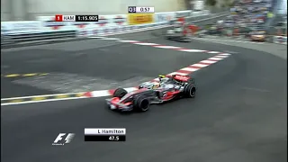 Pole de Fernando Alonso en el Gran Premio de Mónaco 2007 (Audio Telecinco)