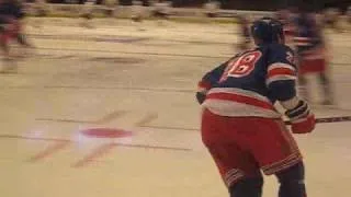 New York Rangers and Chicago Blackhawks Home Opener Warmup