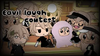 Evil laugh contest|| Meme || Gachalife✨🥀