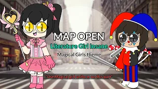 [OPEN 12/47] Literature Girl Insane OCs MAP - Magical Girls AU #pikunimagicalmap