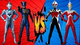 ULTRAMAN TREGEAR VS ULTRAMAN Z VS ULTRASEVEN VS COSMOS DARK ULTRAMAN FIGHTING EVOLUTION 0 #ウルトラマン