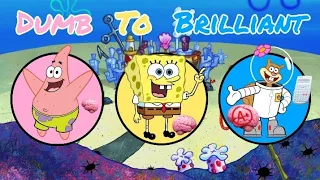 Spongebob Characters Dumb To Brilliant!🧠🐿🧽🌸