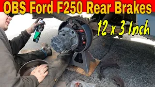 OBS Ford Brakes:  How to Change Rear Brakes on a 1980-1996 F250 or F350 with 10.25 Rear Axle