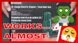 Parkside PET25C3 Corded Brad and Staple Gun Sold By Lidl