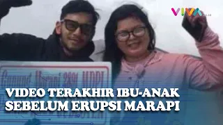 Momen Terakhir Ibu dan Anak Sebelum Erupsi Gunung Marapi