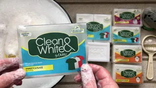 Хозяйственное белое мыло Дуру  Clean & White. Обзор мыла с лимонным ароматом