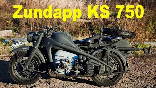 Zündapp KS 750 - легендарный мотоцикл вермахта