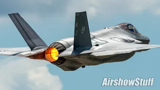 In the Box! F-35C Lightning II Demo (Friday) - EAA AirVenture Oshkosh 2022