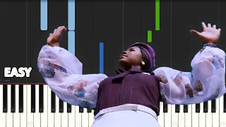 Mercy Chinwo - Akamdinelu | EASY PIANO TUTORIAL BY Extreme Midi