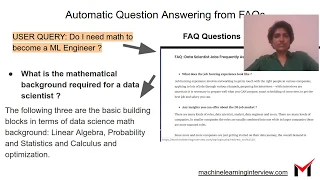 NLP Tutorial : Automatic Question Answering From FAQs