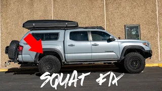 How to Fix Rear Sag on a Tacoma