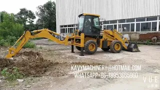 WZ30 25 backhoe loader digging