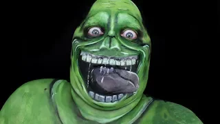 WHO YOU GONNA CALL? | Ghost Slimer from Ghostbusters movie | #bodypositivity | HALLOWEEN 2019