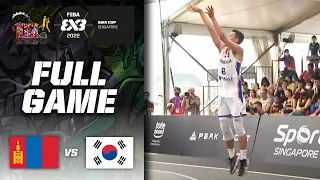 Mongolia v Republic of Korea | Men | Full Game | FIBA 3x3 Asia Cup 2022