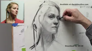 David Shevlino Charcoal Drawing Demonstration