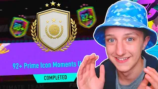 I opened my 92+ ICON MOMENTS PACK... | FIFA 21
