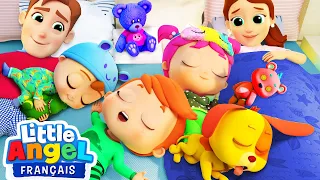 Le lit est trop plein | Comptines avec Bébé Louis | Little Angel Français