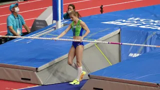 Tina Šutej (SLO) 475 cm 3rd Place Pole Vault Women World Indoor Championships Belgrade 2022