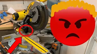 BRAND NEW DeWalt DWS780 Miter Saw BROKEN!!!