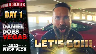 RUNNING GOOD for a Change? - Daniel Negreanu 2023 WSOP Poker Vlog Day 1