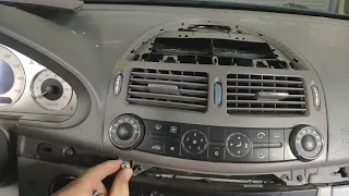 Мерседес W211. Как заменить панель климат-контроля  How to Replace Climate Control CENTER DASH VENT