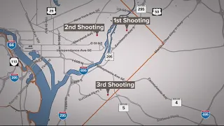 3 shootings in 2 hours across DC overnight