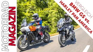 BMW R 1250 GS gegen Harley Pan America - Neuer Champion aus den USA, oder ist die GS unantastbar?