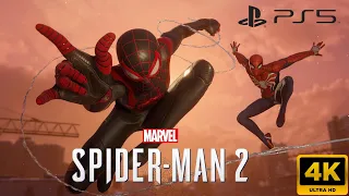 Can Peter and Miles Stop the Sandman? Spider-Man 2 Intro PS5 Gameplay - You Decide! 🕷️🔥 #gameplay