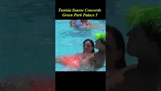 Aqua aerobics 3  Concorde Green Park Palace 5* #tunisia #shorts #sousse #aquaaerobics #animation⛱️🏊😂