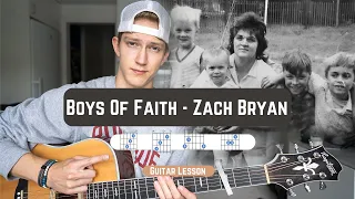 How To Play Boys Of Faith by Zach Bryan (feat. Bon Iver)!