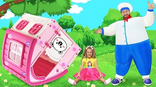 Sasha and Max sing police song | Nursery rhymes & kids songs