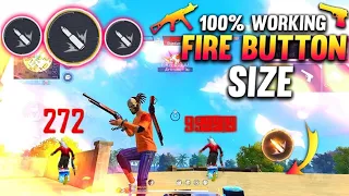 Secret Fire Button Size In Free Fire | Fire Button Size And Position | 4gb 6gb Ram Free Fire Setting