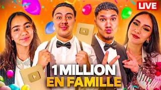 ON FÊTE LE MILLION D'ABONNÉE EN FAMILLE ! (MERCI..)