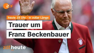 heute 19:00 Uhr vom 08.01.24 Franz Beckenbauer verstorben, Landwirte starten Protestwoche (english)