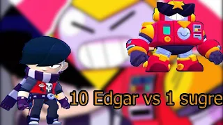 9 EDGAR VS 1 SURGE - Brawl Stars
