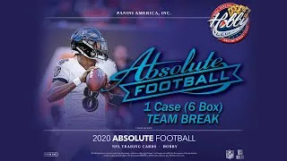 2020 Absolute Football 1 Case (6 Box) TEAM BREAK #2 eBay 10/13/20