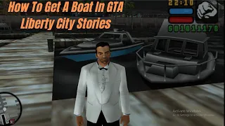 How To Get A Boat In GTA Liberty City Stories