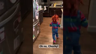 Chucky is real! #chucky #halloweencostume #scary #shorts