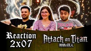 Attack on Titan 2x07 REACTION - "Close Combat" | Reaction Realm