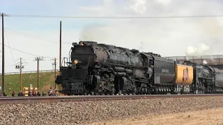 Big Boy #4014 UP #844 Double header Rawlins to Rock Springs, Wyoming