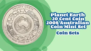 Planet Earth 20 Cent Coin | 2008 Australian Coin Mint Set | WORTH HOW MUCH?? (Coin Sets)