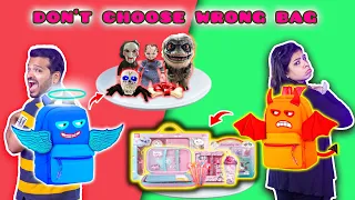 Don't Choose The Wrong Bag Challenge | Weirdest Bag Challenge | Hungry Birds