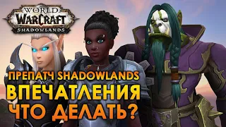 Shadowlands ПРЕПАТЧ. Впечатления. Что делать?