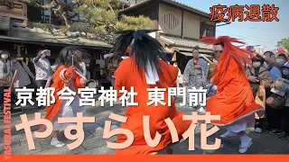 【京都の祭りを歩く】京都今宮神社やすらい花（東参道あぶり餅）Kyoto Imamiya shrine YASURAI festival in front of the east gate