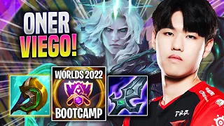 ONER DOMINATING WITH VIEGO! - T1 Oner Plays Viego JUNGLE vs Evelynn! | Bootcamp 2022