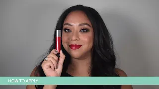 How to apply Atomic Shake Lip Lacquer for transfer-proof shine