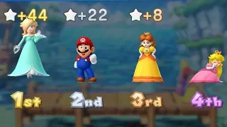 Mario Party 10 - Rosalina vs Mario vs Daisy vs Peach - Mushroom Park Gameplay