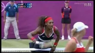 Serena vs Wozniacki Great Point 2012 Olympics QF