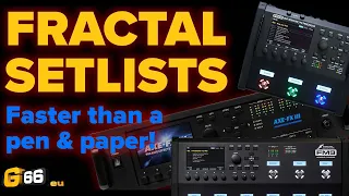 Setlists: Faster than a pen & paper! - Fractal Friday with Cooper Carter # 25
